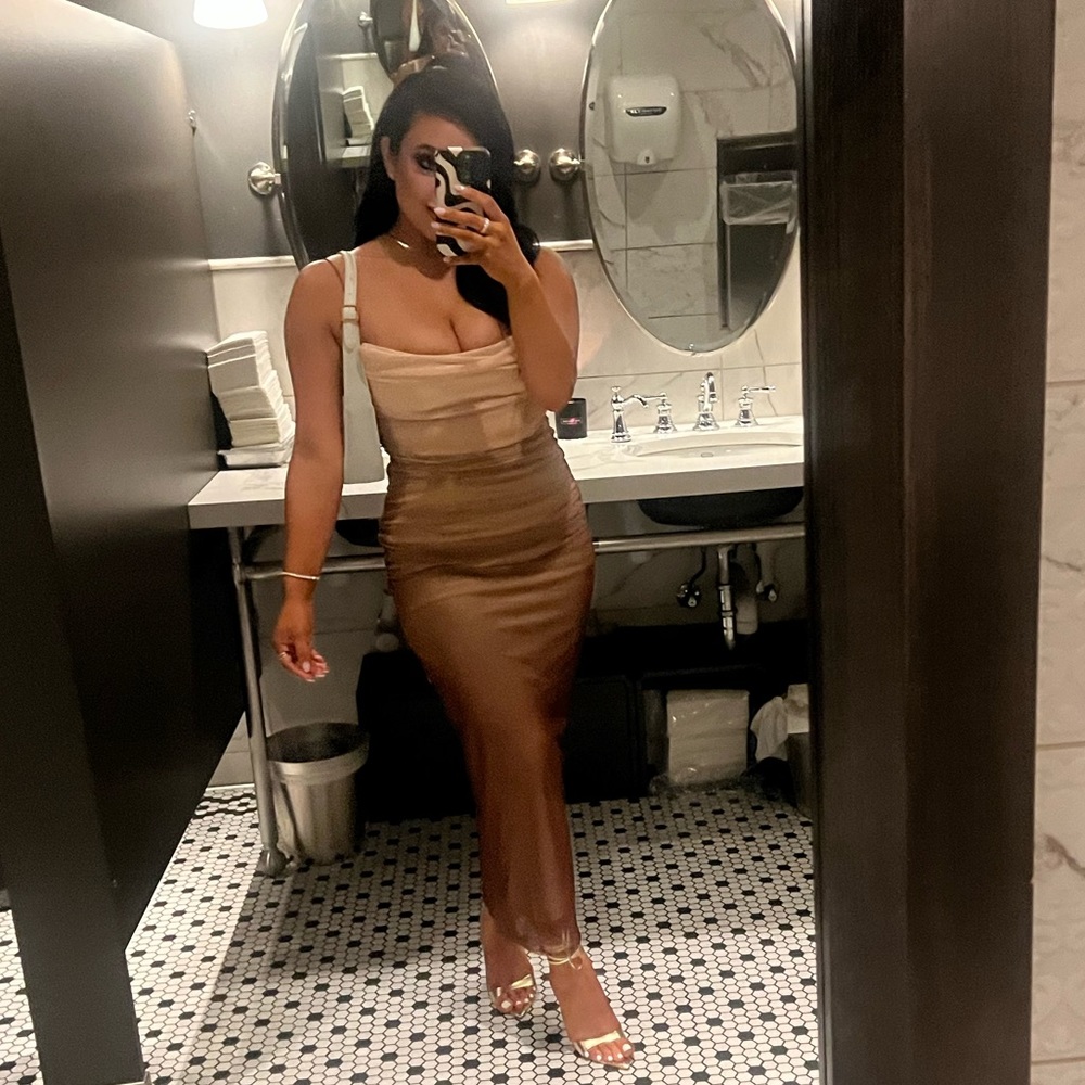 Zara Ombré Midi Dress